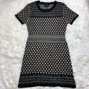 Romeo + Juliet couture black & brown sweater dress